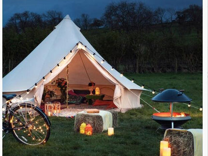 20 Opal Globe WARM WHITE Led Festoon Light 10m
