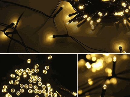 100 Warm White Led Fairy Light Chain 4.95m