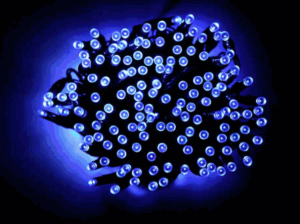 240 BLUE Led Fairy Light Chain 16.8m