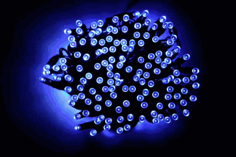 240 BLUE Led Fairy Light Chain 16.8m