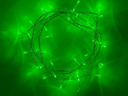 240 Green Led Fairy Light Chain 16.8m
