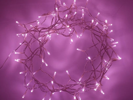 240 PINK Led Fairy Light Chain 16.8m
