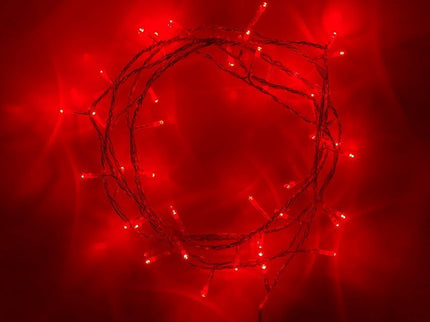 240 RED Led Fairy Light Chain 16.8m