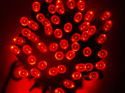 240 RED Led Fairy Light Chain 16.8m