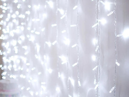 160 COOL WHITE Led Curtain Light 2Mx2M Extendable