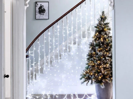 160 COOL WHITE Led Curtain Light 2Mx2M Extendable