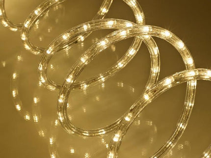 10m WARM WHITE SOLAR Led Christmas Rope Light