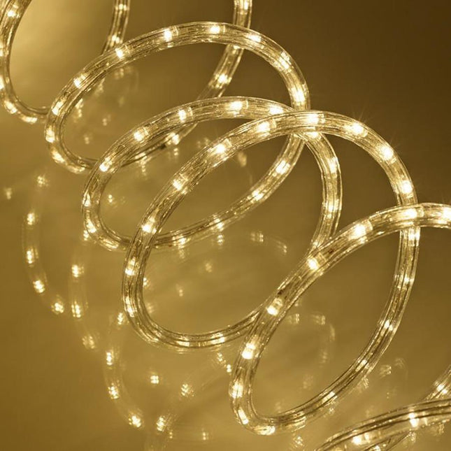 10m WARM WHITE SOLAR Led Christmas Rope Light
