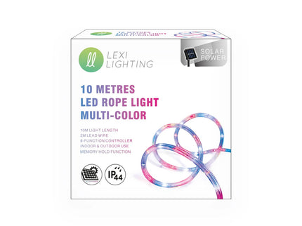10m WARM WHITE SOLAR Led Christmas Rope Light