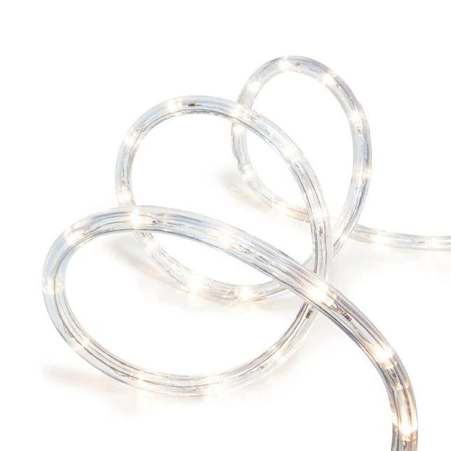 10m COOL WHITE Led SOLAR Christmas Rope Light