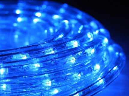 10m BLUE Led SOLAR Christmas Rope Light