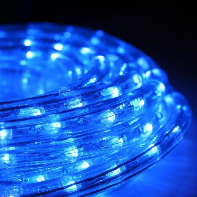 10m BLUE Led SOLAR Christmas Rope Light