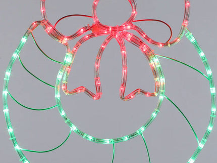 LED Christmas Motif Wreath