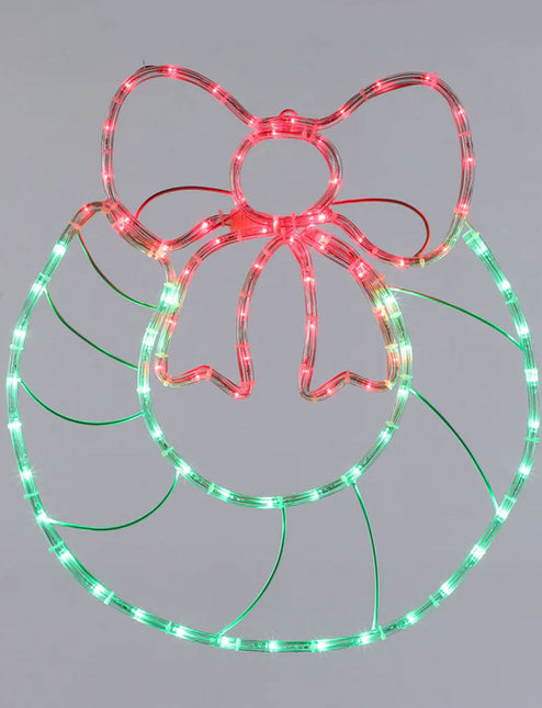 LED Christmas Motif Wreath