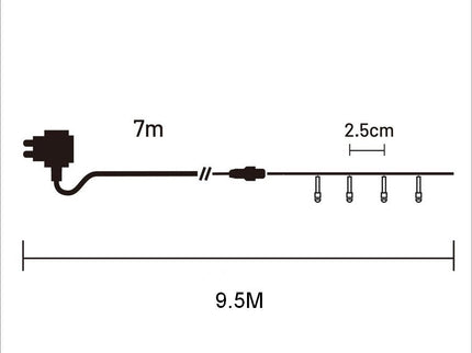 1000 COOL WHITE Digital Fairy Lights 25m