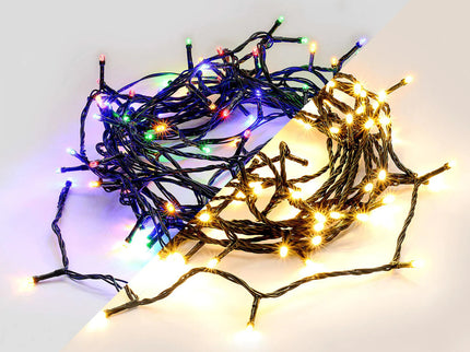 420 Dual Colour LED Fairy Lights Warm White &¬†Multicolour