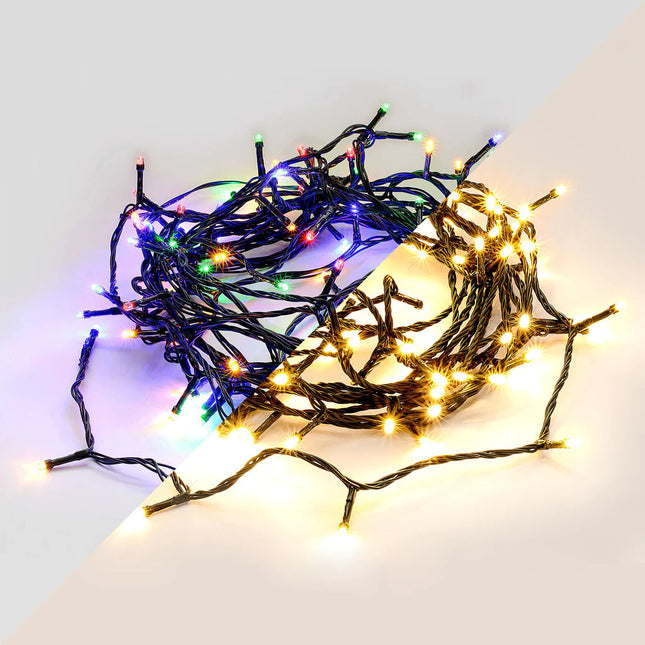 420 Dual Colour LED Fairy Lights Warm White &¬†Multicolour