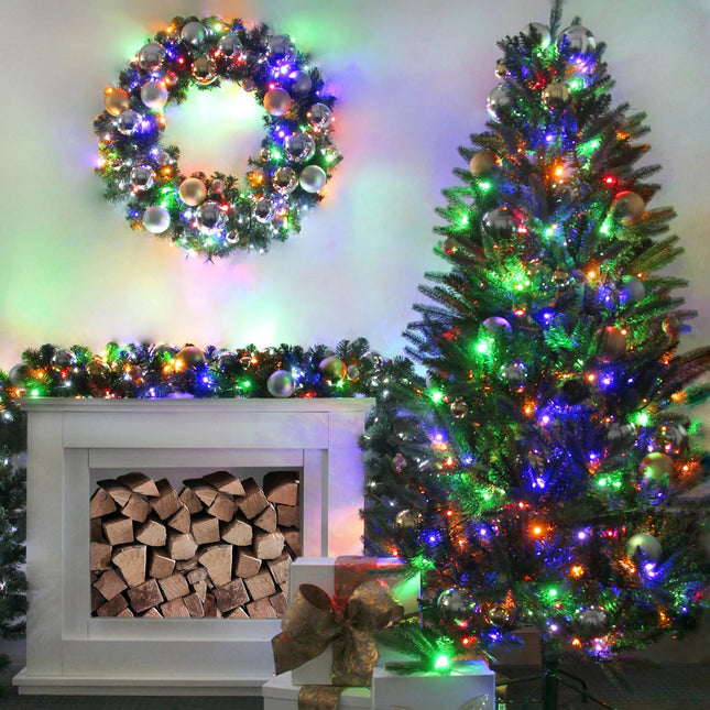 420 Dual Colour LED Fairy Lights Warm White &¬†Multicolour