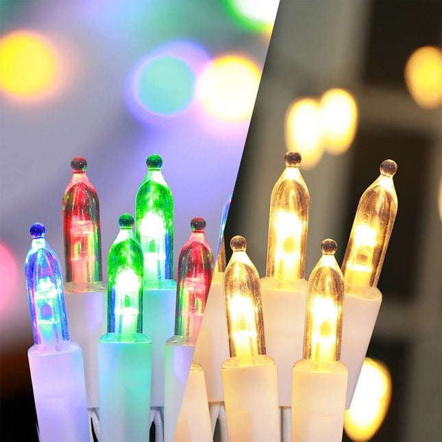 420 Dual Colour LED Fairy Lights Warm White &¬†Multicolour