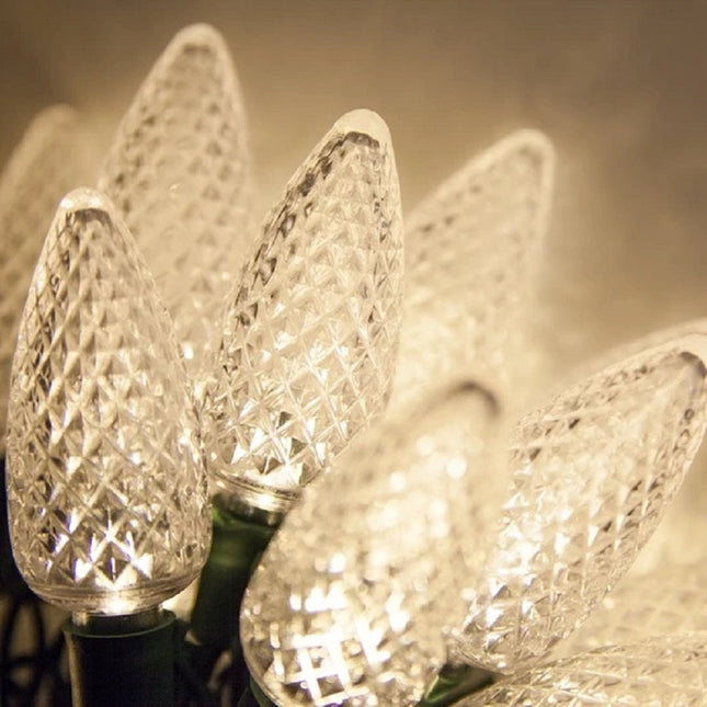 200 Warm White Led Pinecone Fairy Light 19.8m