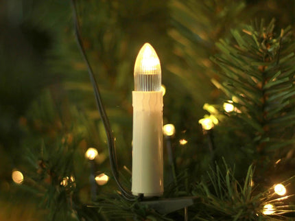 10 Led Candle Fairy Lights Warm White 4.5m