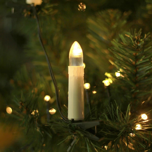 10 Led Candle Fairy Lights Warm White 4.5m
