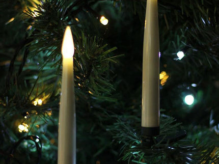 16 LED Wireless Taper Candles Warm White