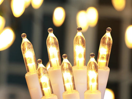 300 Mini Dual Colour LED Fairy Lights Warm White And Multicolour