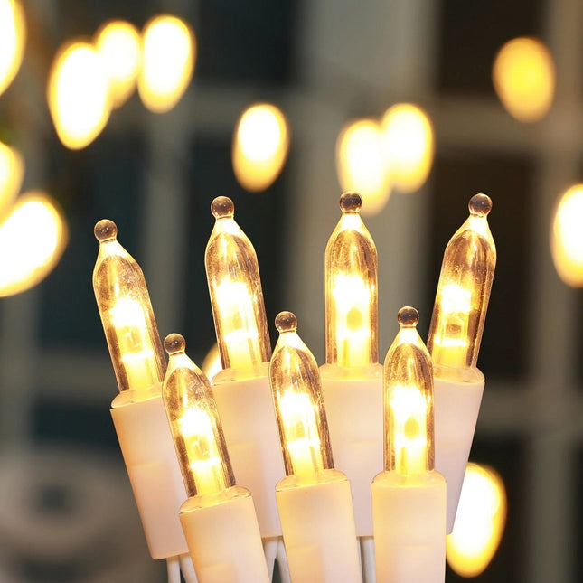 300 Mini Dual Colour LED Fairy Lights Warm White And Multicolour