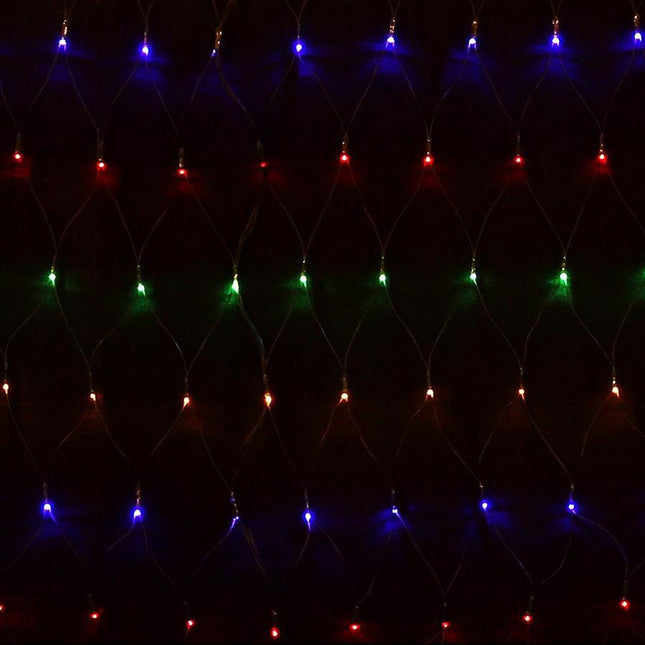 160 MULTICOLOUR Led Net Light Dual Power