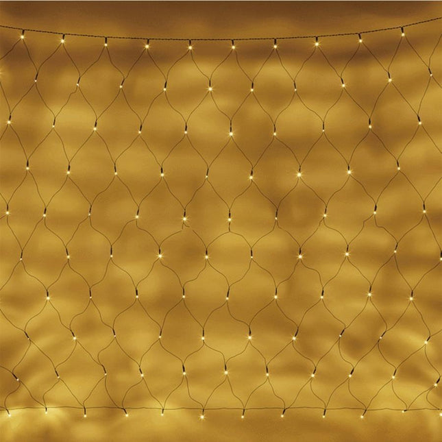 160 WARM WHITE Led Net Light Dual Power