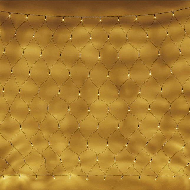 160 WARM WHITE Led Net Light Dual Power