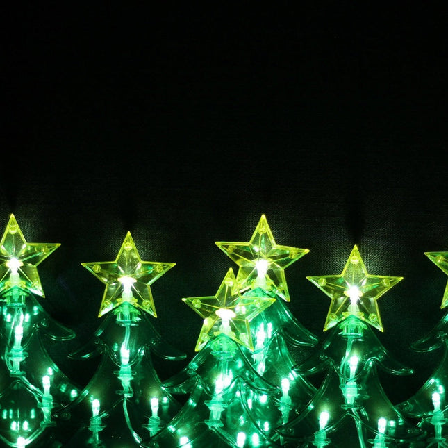 Christmas Tree Stakes LED Dual Power 2.25m Set of 6