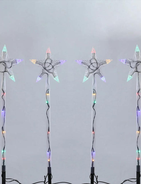 4 LED Shooting Star Path Light Multicolour