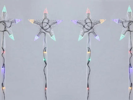 4 LED Shooting Star Path Light Multicolour
