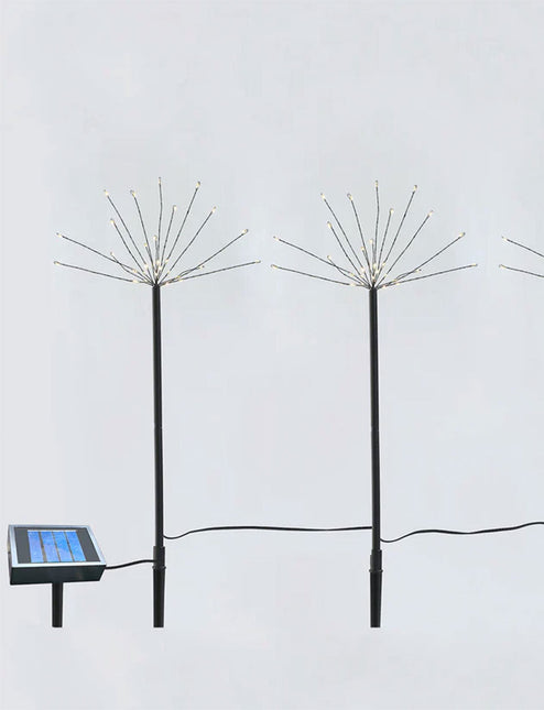 3 WARM WHITE Solar Fireworks Lights