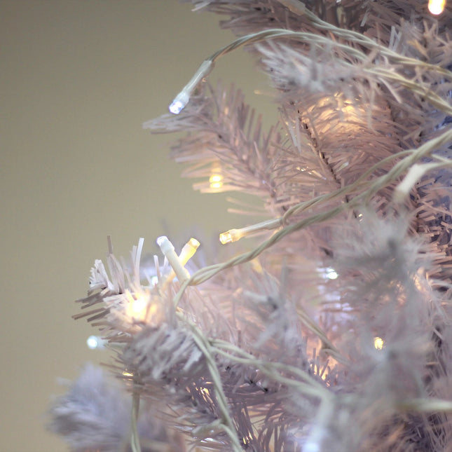 400 WARM WHITE to White Flicker Led Connectable Fairy Lights