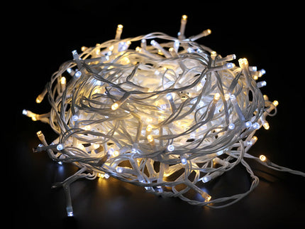 400 WARM WHITE to White Flicker Led Connectable Fairy Lights