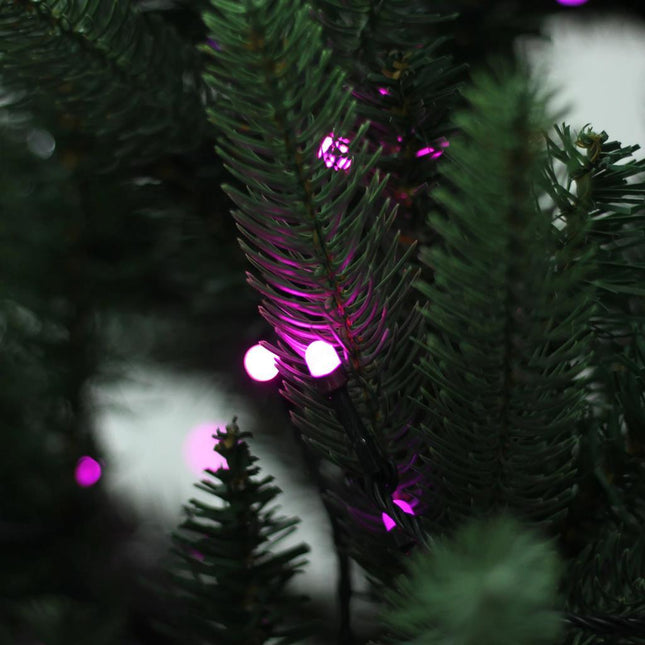 320 PINK Led 8mm Frosted Fairy Lights