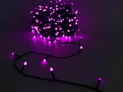 320 PINK Led 8mm Frosted Fairy Lights