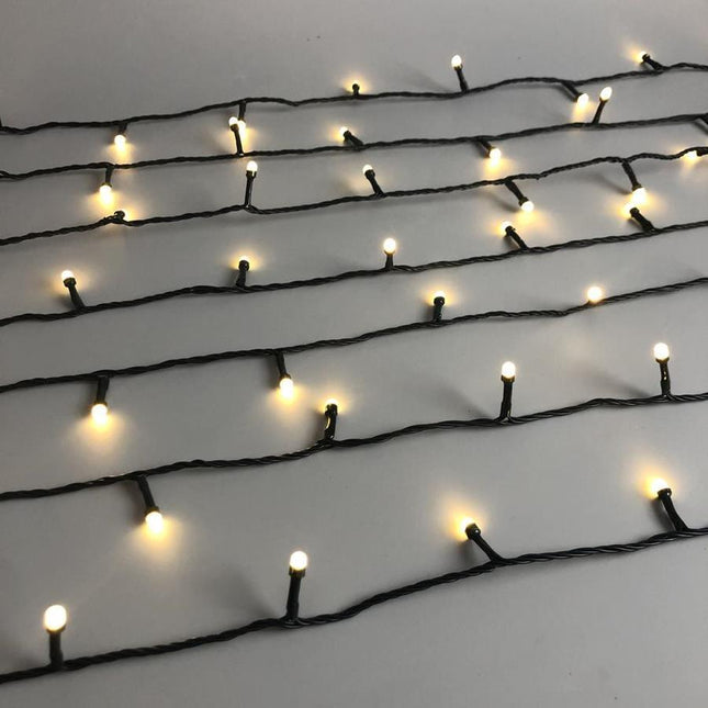 320 WARM WHITE Led 8mm Frosted Fairy Lights