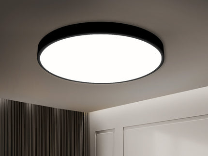 EMITTO 3-Colour Ultra-Thin 5CM LED Ceiling 60W Black
