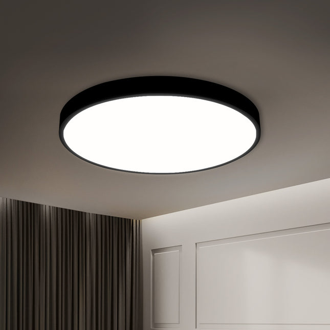 EMITTO 3-Colour Ultra-Thin 5CM LED Ceiling 36W Black