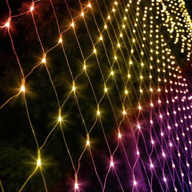 EMITTO 300LED Christmas Net Lights Mesh for Indoor and Outdoor Decor.