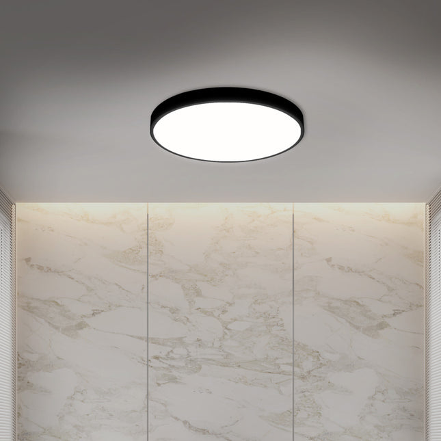 EMITTO 3-Colour Ultra-Thin 5CM LED Ceiling 36W Black