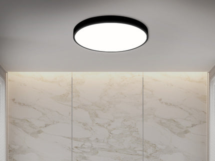 EMITTO 3-Colour Ultra-Thin 5CM LED Ceiling 60W Black