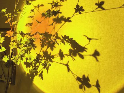 EMITTO Rainbow Sunset Projection Lamp with Rotatable LED Light.