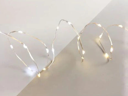 200 Dual Colour Micro LED Fairy Lights Warm White / Cool White