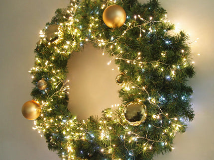 400 Dual Colour Micro LED Cluster Lights Warm White / Cool White