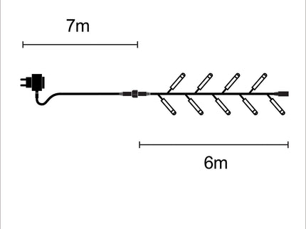 400 Dual Colour Micro LED Cluster Lights Warm White / Cool White